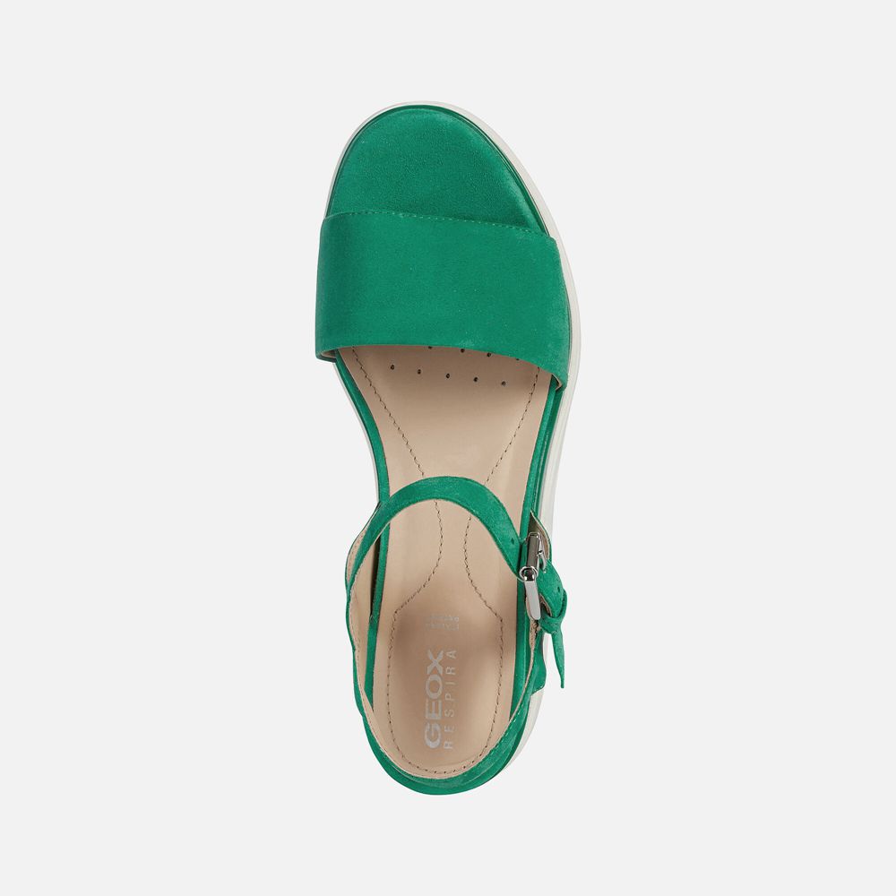 Geox Bayan Sandalet Yeşil - Gardenia - PKI-143860